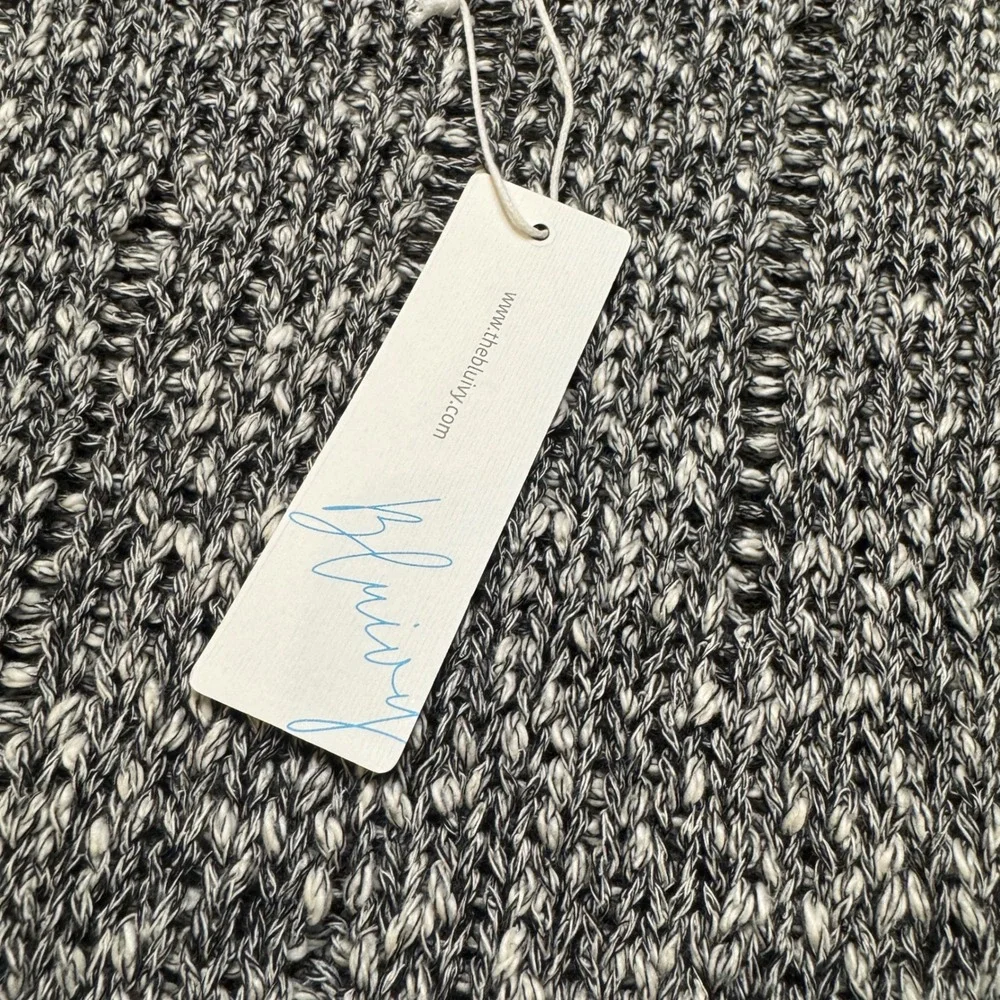 NWT Bluivy Young Contemporary Women's Gray Speckled Knit‎ Sweater M/L